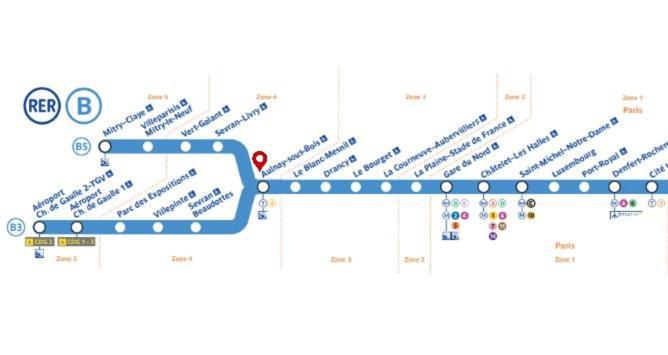 Studio Pratique Cdg/Villepinte/ Le Bourget Aulnay-sous-Bois Εξωτερικό φωτογραφία
